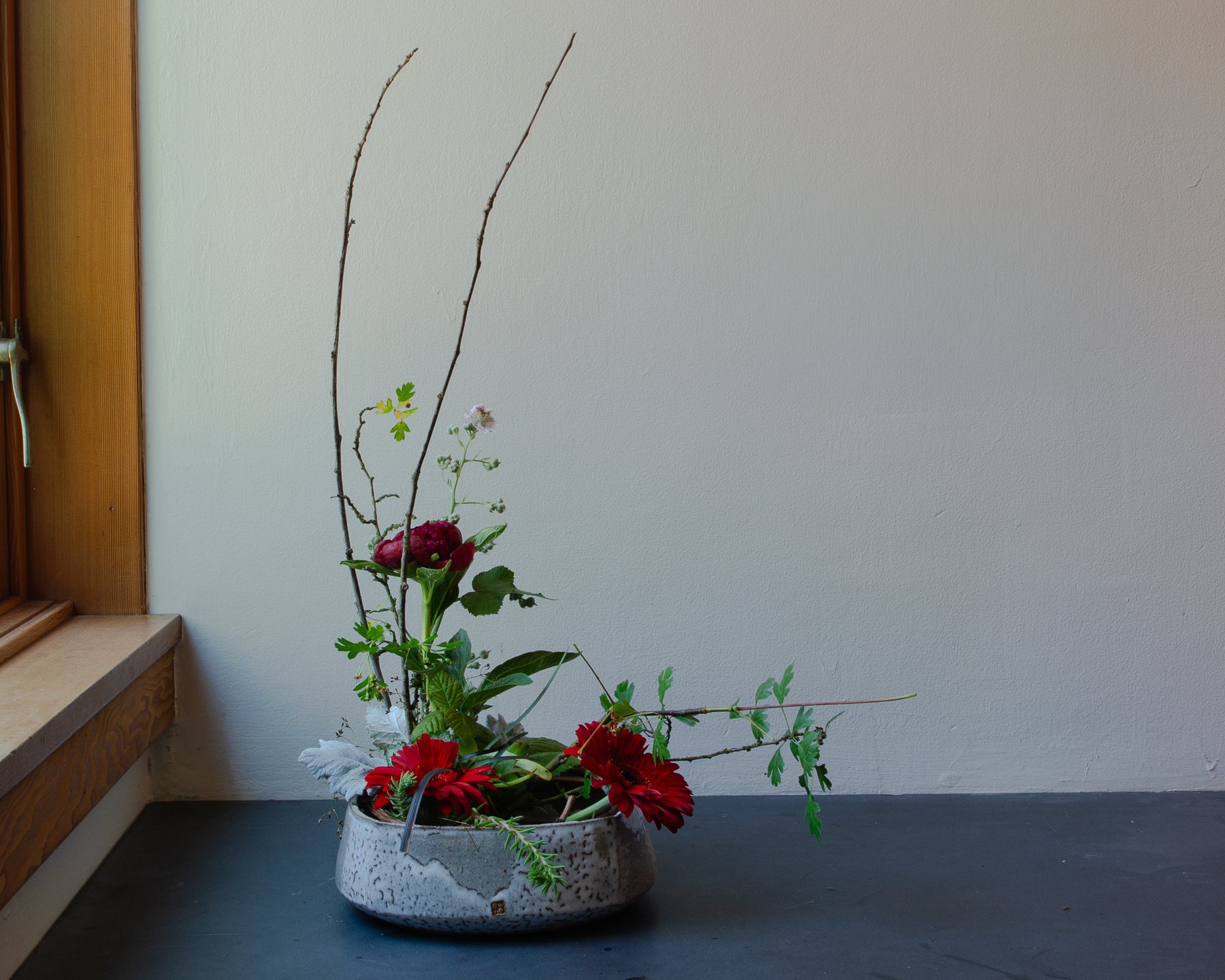 6-27-26_Flower Arranging Class in Wood-Ash glaze Vessels