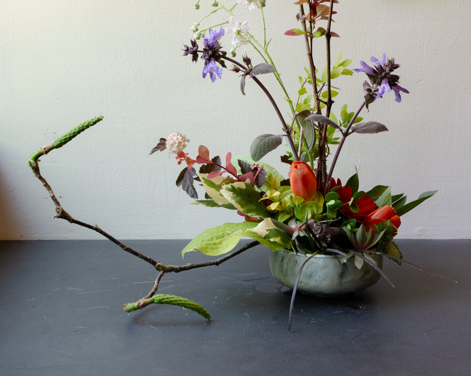6-27-26_Flower Arranging Class in Wood-Ash glaze Vessels