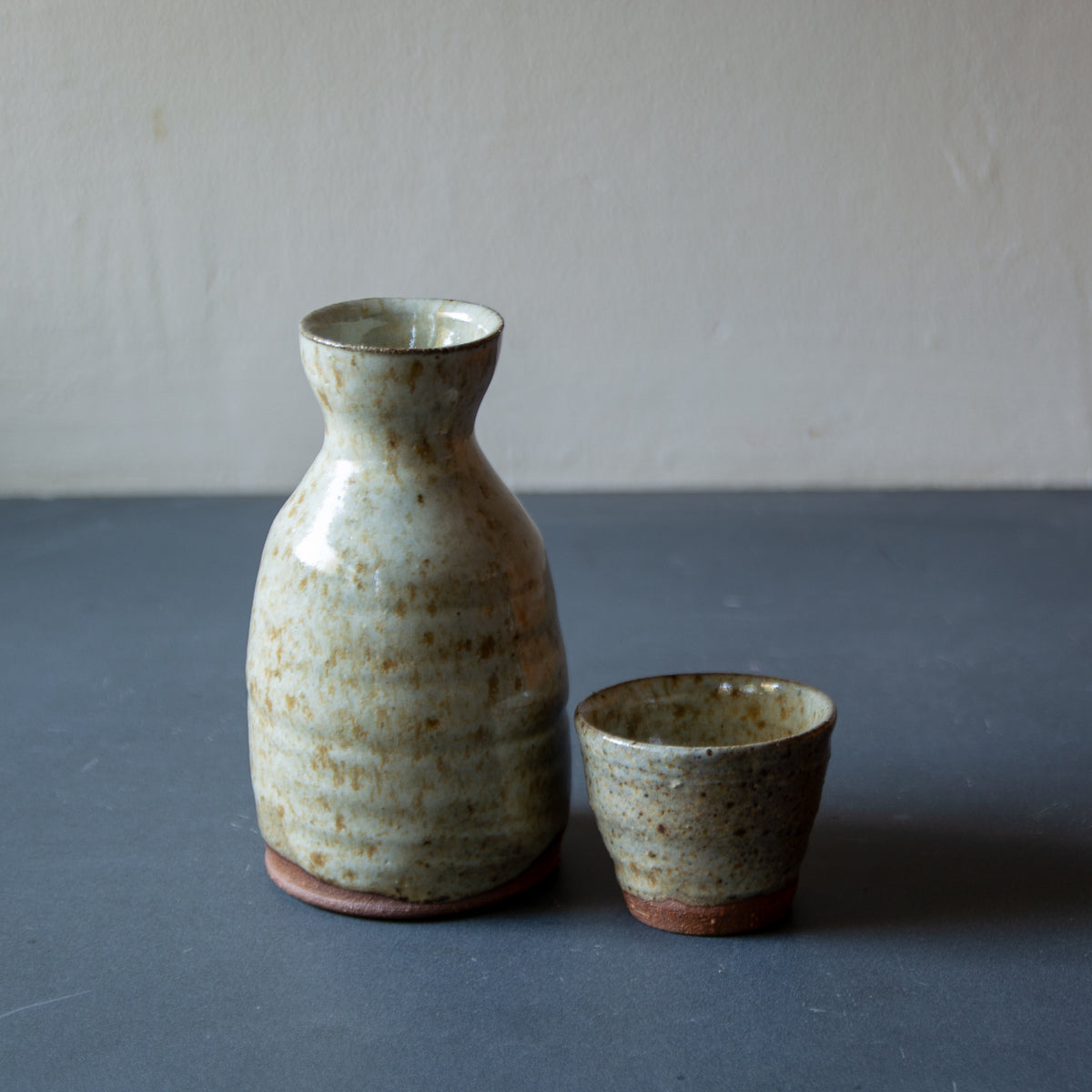 Sake Bottle Wood-Ash Glaze