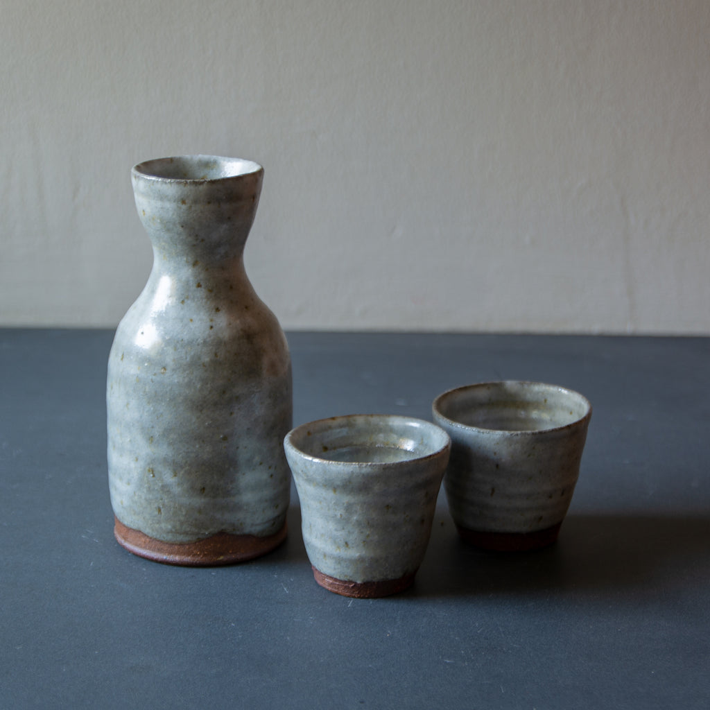 Sake Bottle Wood-Ash Glaze