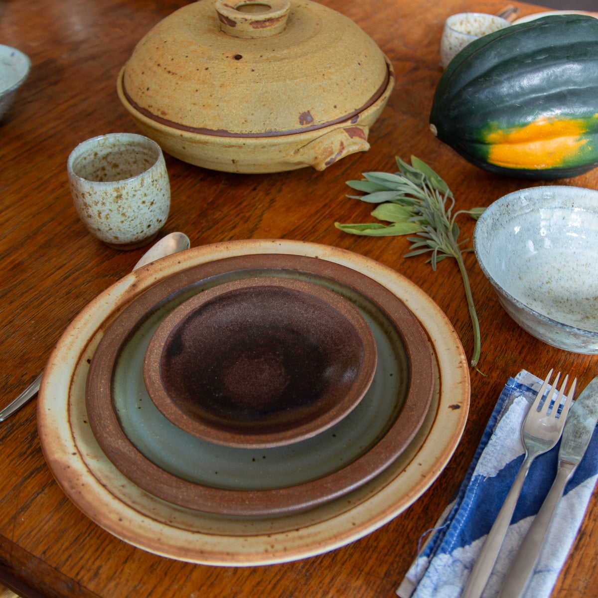 Handmade Ceramic Dinner Set