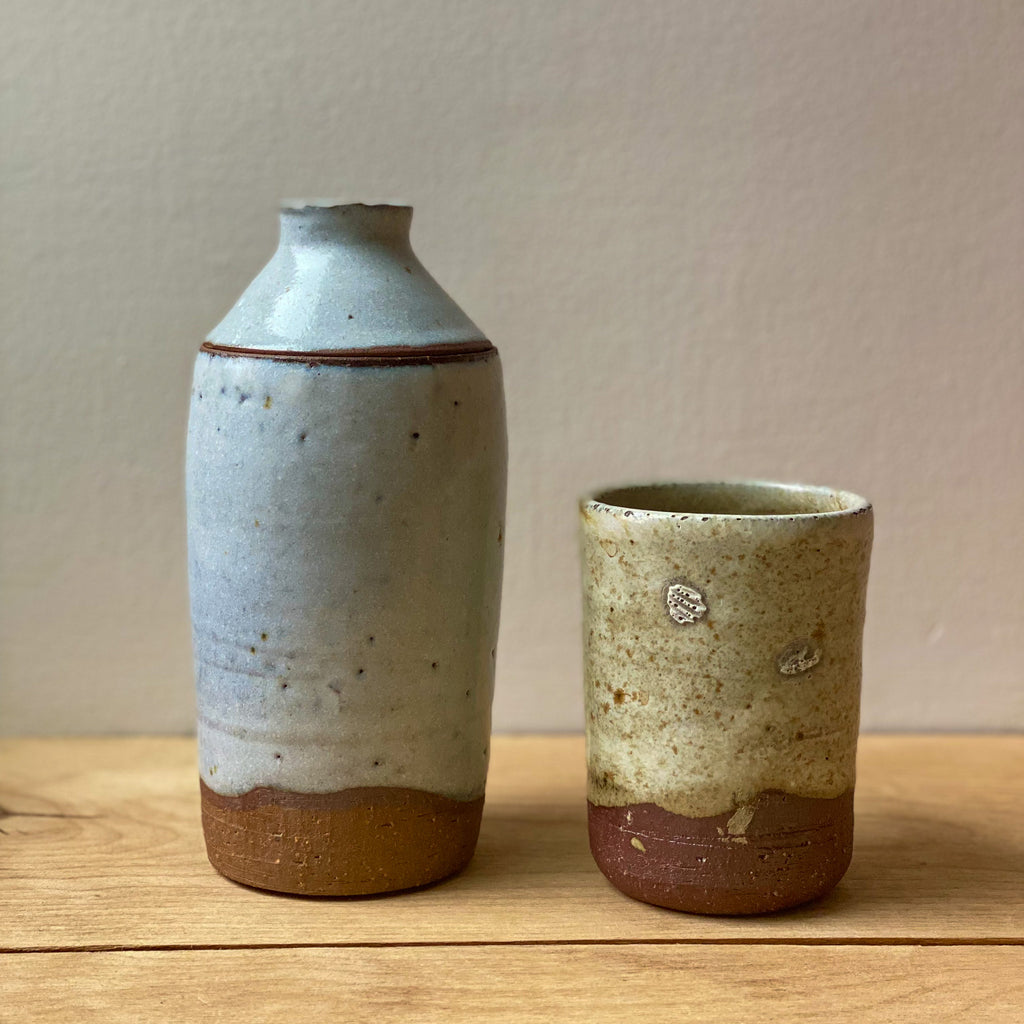 Tall Container with Lid Glacier glaze image 1