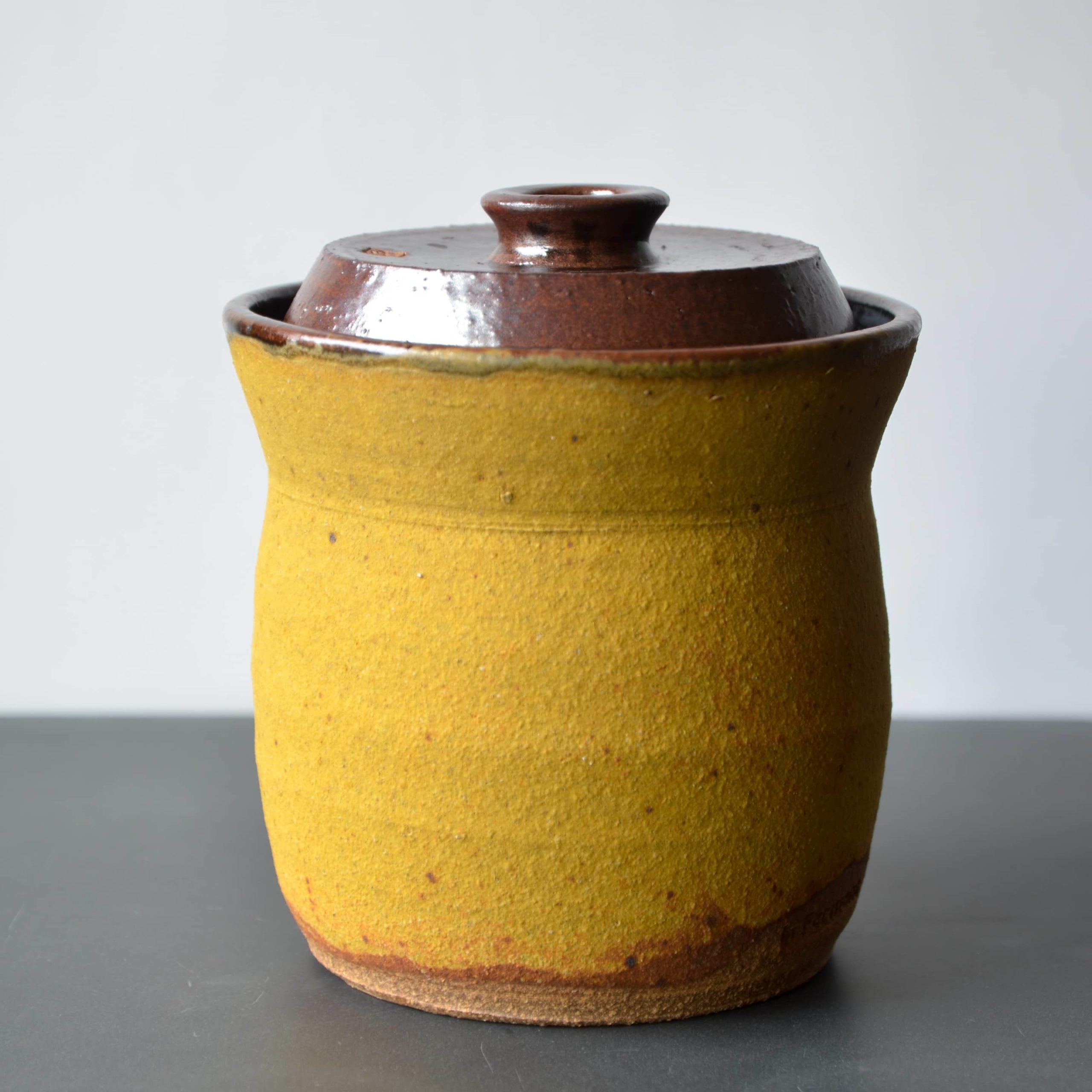 1 Gallon Ceramic Fermenting Crock - Desert image