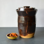 1.5 Gallon Ceramic Fermenting Crock - Earth image