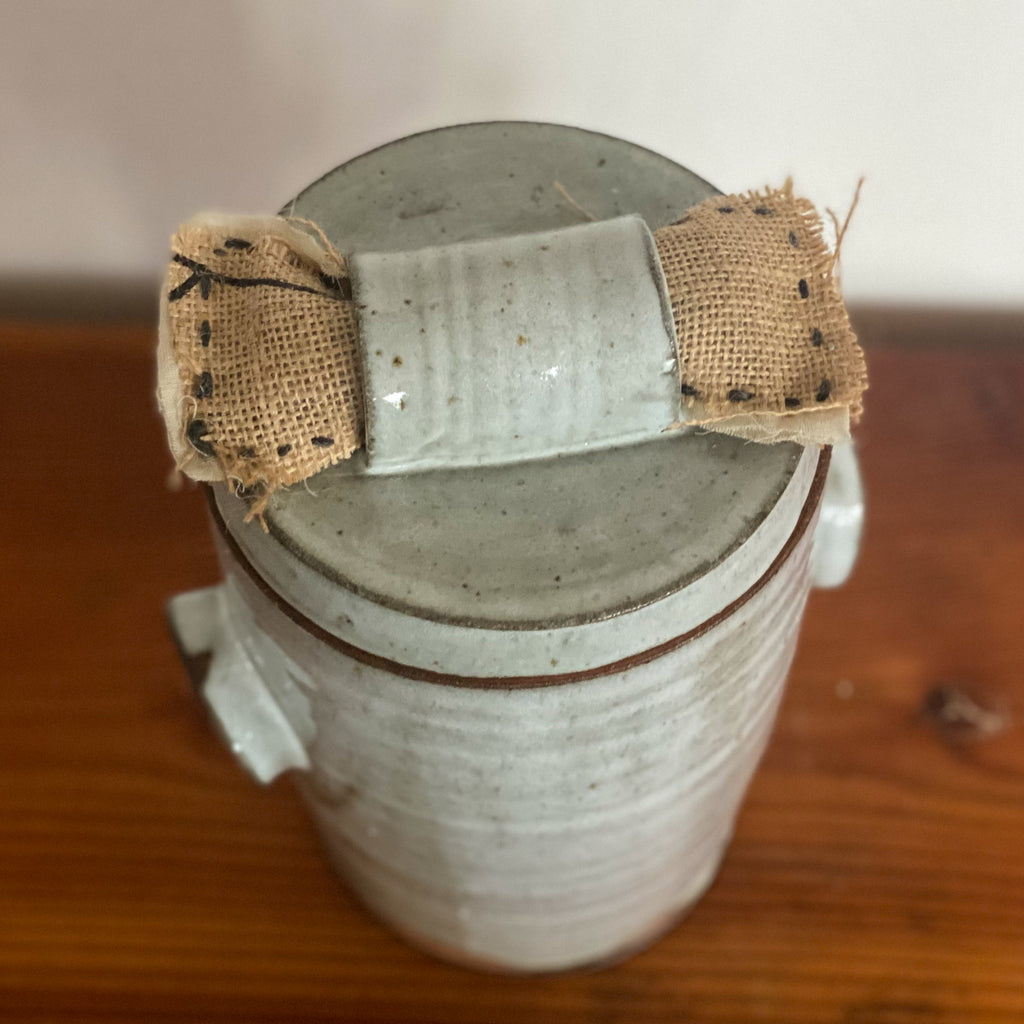 Ceramic Compost Jar with Charcoal bag
