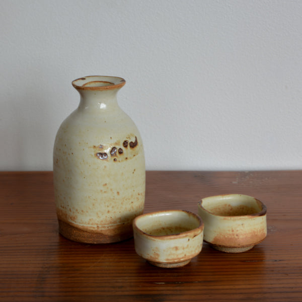 Sake Set Wood-Ash Glaze Collection - Dune