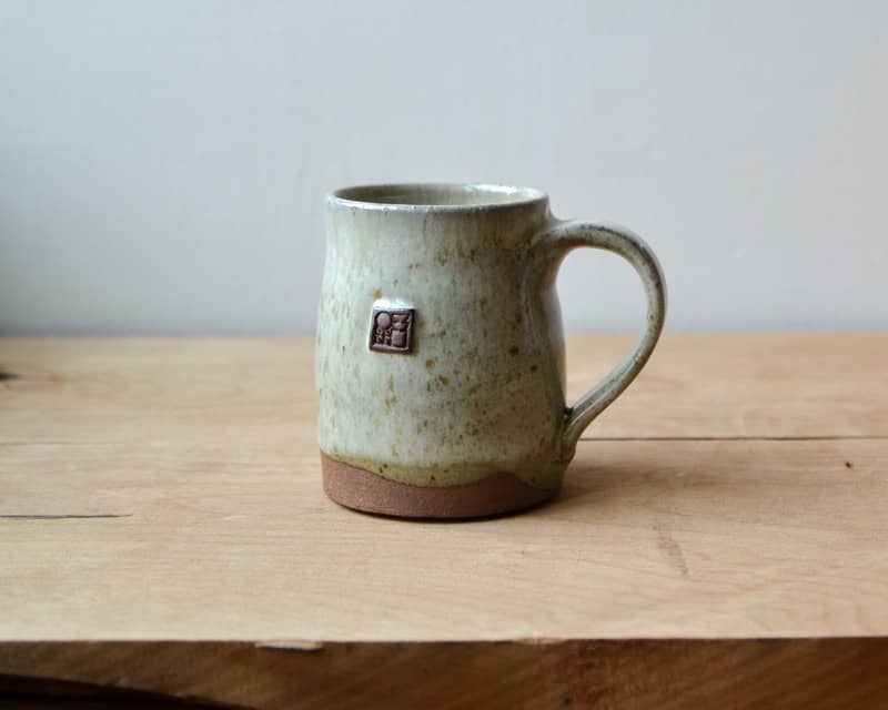 inFerment Cup with Handle Moss glaze